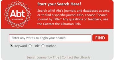 abt associates search screenshot